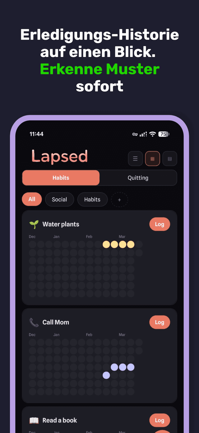 Lapsed app screenshot 6