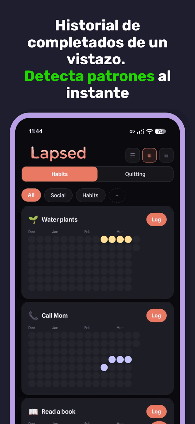 Lapsed app screenshot 6