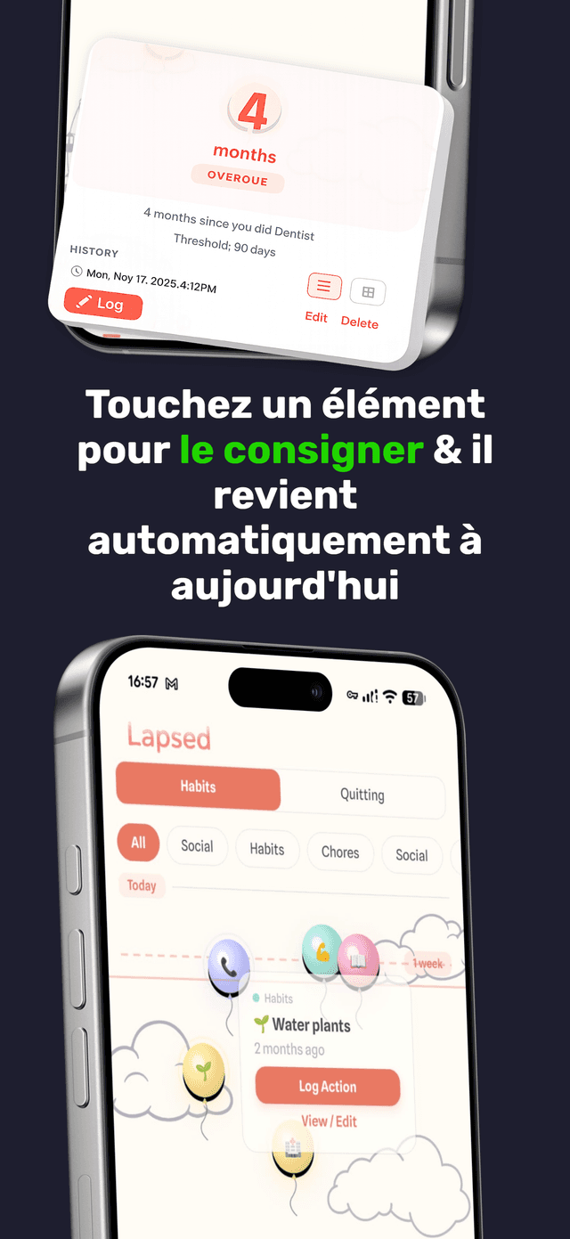 Lapsed app screenshot 3