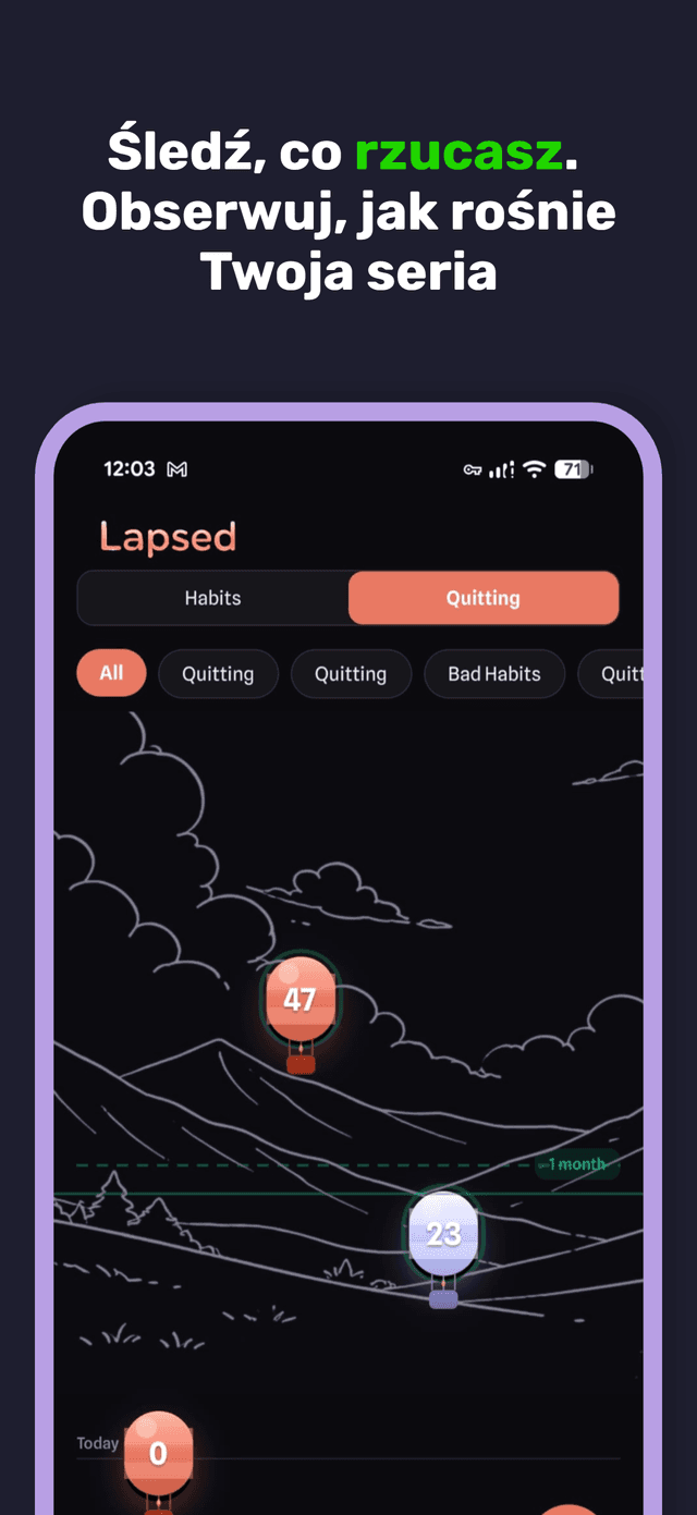 Lapsed app screenshot 4